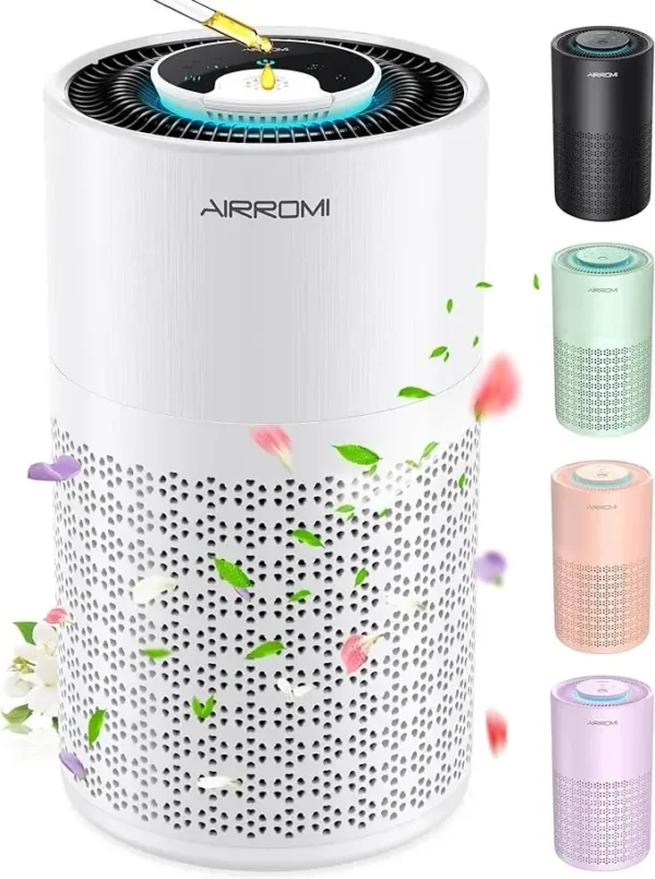 Air Purifier for Bedroom with True H13 HEPA 3-in-1 Filters,Pet Air Purifiers for Home Cat Pee Smell,Covers Up to 990 Ft²
