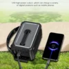 Outdoor Survival Weather Radio AM/FM/WB NOAA Solar Hand-cranked Rechargeable Power Bank Bluetooth-Compatible Speaker SOS Alarm