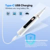 Ultrasonic Dental Scaler Oral Care Tartar Removal Calculus Remover Tooth Stain Cleaner LED Light Tooth Whitening Tools Household