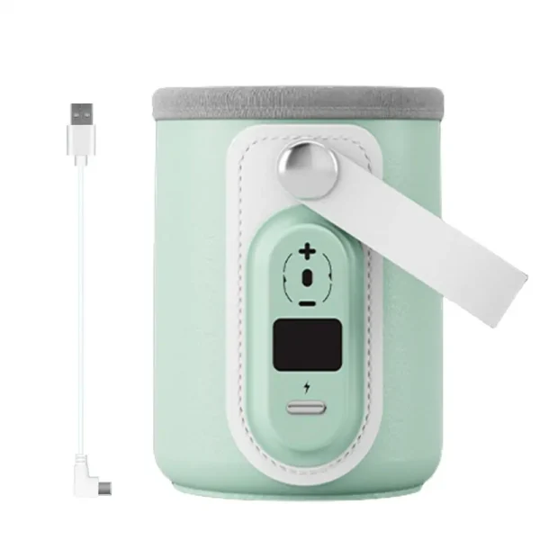 Baby Nursing Bottle Heater Safe Insulated Bag USB Rechargeable Milk Water Warmer Cover For Infant Outdoor Traveling Accessories