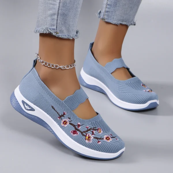 542814689 Women's summer breathable mesh flat shoes women's shoes casual sports shoes, clearance free shipping