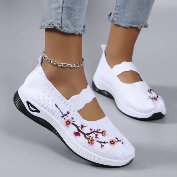 542814694 Women's summer breathable mesh flat shoes women's shoes casual sports shoes, clearance free shipping