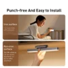 Baseus Night Light Hanging Magnetic LED Table Lamp Stepless Dimming Desk Lamp Rechargeable For Cabinet Bedroom Kitchen Light