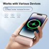 Mini Power Bank Portable 4500mAh Power Phone Charger Capsule Dual USB-C Ports For IPhone16/ 15/15 plus/15 pro/15 pro Max/Android