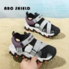 Knit Fabric Children Shoes Boy Sandals Rubber Sole Anti-slip Kids Beach Water Shoes Summer Casual Sports Sandals for Boy Sneaker