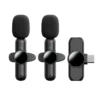 Basix Mini Lavalier Microphone Portable Audio Video Recording Mini Lapel Mic Wireless Microfone for IPhone TypeC ipad Game Phone