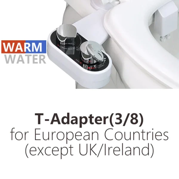 Bidet Hot Cold Warm Water Bidet for Toilet Seat Attachment Sprayer Shattaf Japanese Cover Dual Nozzle