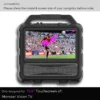 Premium Tempered Glass Screen Protector designed for Monster Vision Portable TV Entertainment System 15.6" Display Touchscreen