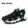 Knit Fabric Children Shoes Boy Sandals Rubber Sole Anti-slip Kids Beach Water Shoes Summer Casual Sports Sandals for Boy Sneaker
