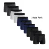 10Pcs Men's Boxer And Briefs Fashion Underwear High Stretch Boxer And briefs Shorts Breathable Soft Men's Shorts Comfortable