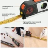 Laser Level Multipurpose Cross Line Laser 9.8 feet Measure Tape Ruler Adjusted Standard for Hanging Pictures Cabinets Tile Walls