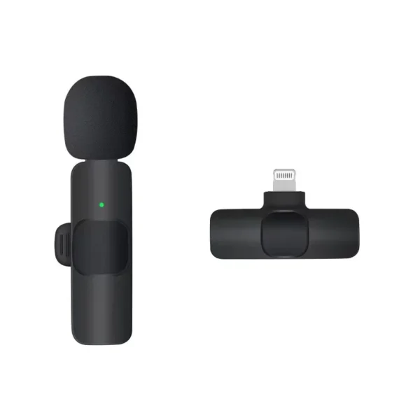 Basix Mini Lavalier Microphone Portable Audio Video Recording Mini Lapel Mic Wireless Microfone for IPhone TypeC ipad Game Phone