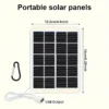 1pc USB Foldable Solar Panel Portable Flexible Small Waterproof 5V Folding Solar Panels Cells For Mobile Phone Battery Charger