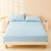 1pc 3D Air Fabric Thick Mattress Cover, 100% Waterproof Mattress Protector, Soft and Breathable Fitted Bed Sheet (No Pillowcase)