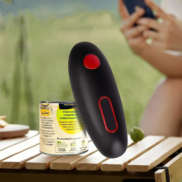 Electric Can Opener One Touch  Automatic Jar Bottle Can Open Machine Portable Kitchen Hand Free Opening Opener Kitchen Tools