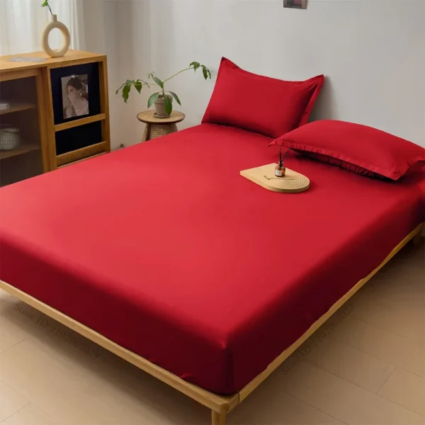 Waterproof Mattress Covers Fitted Sheets Bed Bedspreads Fabric Thick Mattress Protector for Single Double King Queen Size Beds