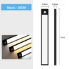 LED Night Light 20/30/40/50CM Motion Sensor Wireless USB Cabinet Night Light Wardrobe Lamp For Kitchen Cabinet Bedroom Wardrobe