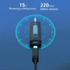 Wireless 3.5mm Lavalier Lapel Microphone Omnidirectional Condenser Mic for Camera Speaker Smartphone,Recording Mic for Youtube