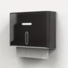 Wall-Mounted Paper Towel Dispenser - No-Drill, Space-Saving Design - Easy Access Toilet Tissue Holder - Available in White, Blac