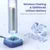 Sejoy Sonic Toothbrush Rechargeable  Ultra Whitening Electric Toothbrush 8 Brush Heads Wireless Charging 5 Modes Smart Timer