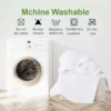 Waterproof Mattress Cover Anti Mites Bed Protector Soft Breathable Sheet Cover All Size Available (Smooth)
