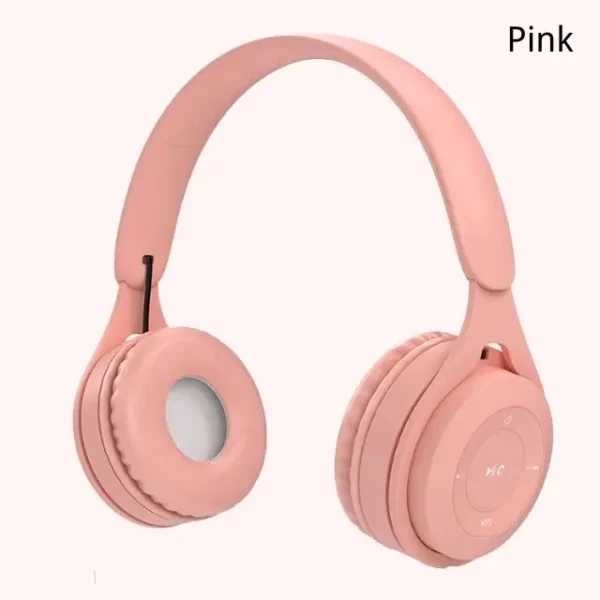Y08 Wireless Bluetooth Headphone  Macaron Headphones Stereo Headband Gaming Headset with Mic Gamer Girl Gift for Mobile Tablet