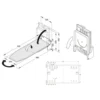 Wall Mounted Ironing Board Heavy Duty Foldable Hiding 180° Swivel Ironing Board