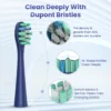 Sejoy Sonic Toothbrush Rechargeable  Ultra Whitening Electric Toothbrush 8 Brush Heads Wireless Charging 5 Modes Smart Timer