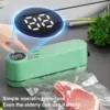 Food Vacuum Machine USB Charging Automatic Sealing Tool With 3 Sealing Time Modes Portable Food Saver Bag Sealing Tool Cool
