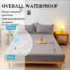 Waterproof Mattress Covers Fitted Sheets Bed Bedspreads Fabric Thick Mattress Protector for Single Double King Queen Size Beds