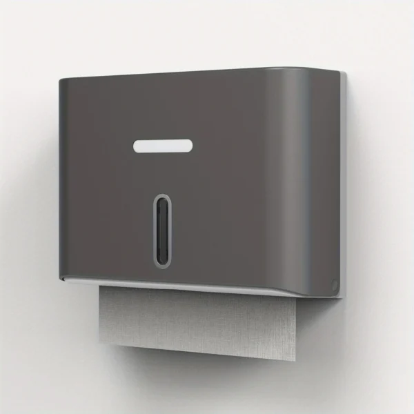Wall-Mounted Paper Towel Dispenser - No-Drill, Space-Saving Design - Easy Access Toilet Tissue Holder - Available in White, Blac