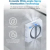 ECOVACS Winbot W2 Omni Portable Window Cleaning Robot, Intelligent Cleaning with Three-Nozzle Wide-Angle Spray Technology