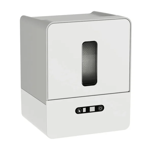 Smart Sensor Tissue Dispenser Auto Electric Wall-Mounted Bathroom Paper Holder Touchless Toilet Roll Machine for Home/Hotel