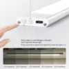 LED Night Light 20/30/40/50CM Motion Sensor Wireless USB Cabinet Night Light Wardrobe Lamp For Kitchen Cabinet Bedroom Wardrobe