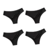 4PCS/Set Seamless Panties Women Sexy Underwear Ice Silk Underpants Low Waist G-string Female Soft Solid Ultra-thin Briefs