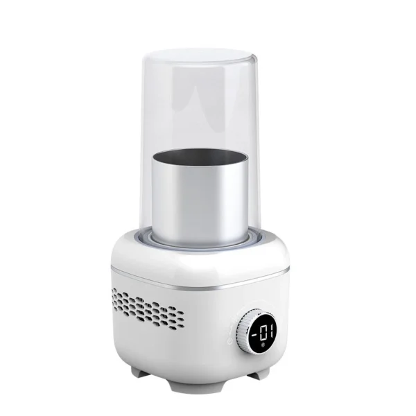 2 in 1 Electric Cooling Heating Cup Beverage Coffee Mug Warmer Cooler Mini Smart Refrigerator for Milk Drinks Thermos Cup 12V