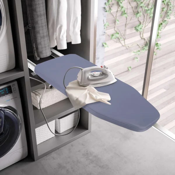 Foldable Ironing Board, Cabinet Mount, Push-Pull Sturdy Metal Frame  80x29.5cm / 31.5x11.6in (Gray)