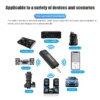 Wireless 3.5mm Lavalier Lapel Microphone Omnidirectional Condenser Mic for Camera Speaker Smartphone,Recording Mic for Youtube
