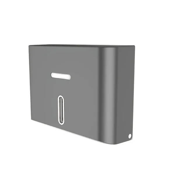 Wall-Mounted Paper Towel Dispenser - No-Drill, Space-Saving Design - Easy Access Toilet Tissue Holder - Available in White, Blac