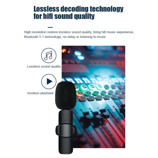 Wireless 3.5mm Lavalier Lapel Microphone Omnidirectional Condenser Mic for Camera Speaker Smartphone,Recording Mic for Youtube