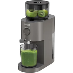 Cold Press Juicer, SiFENE Slow Masticating Machines with 5.2" Extra Large Feed Chute Fit Whole Fruits & Vegetables, Easy Clean